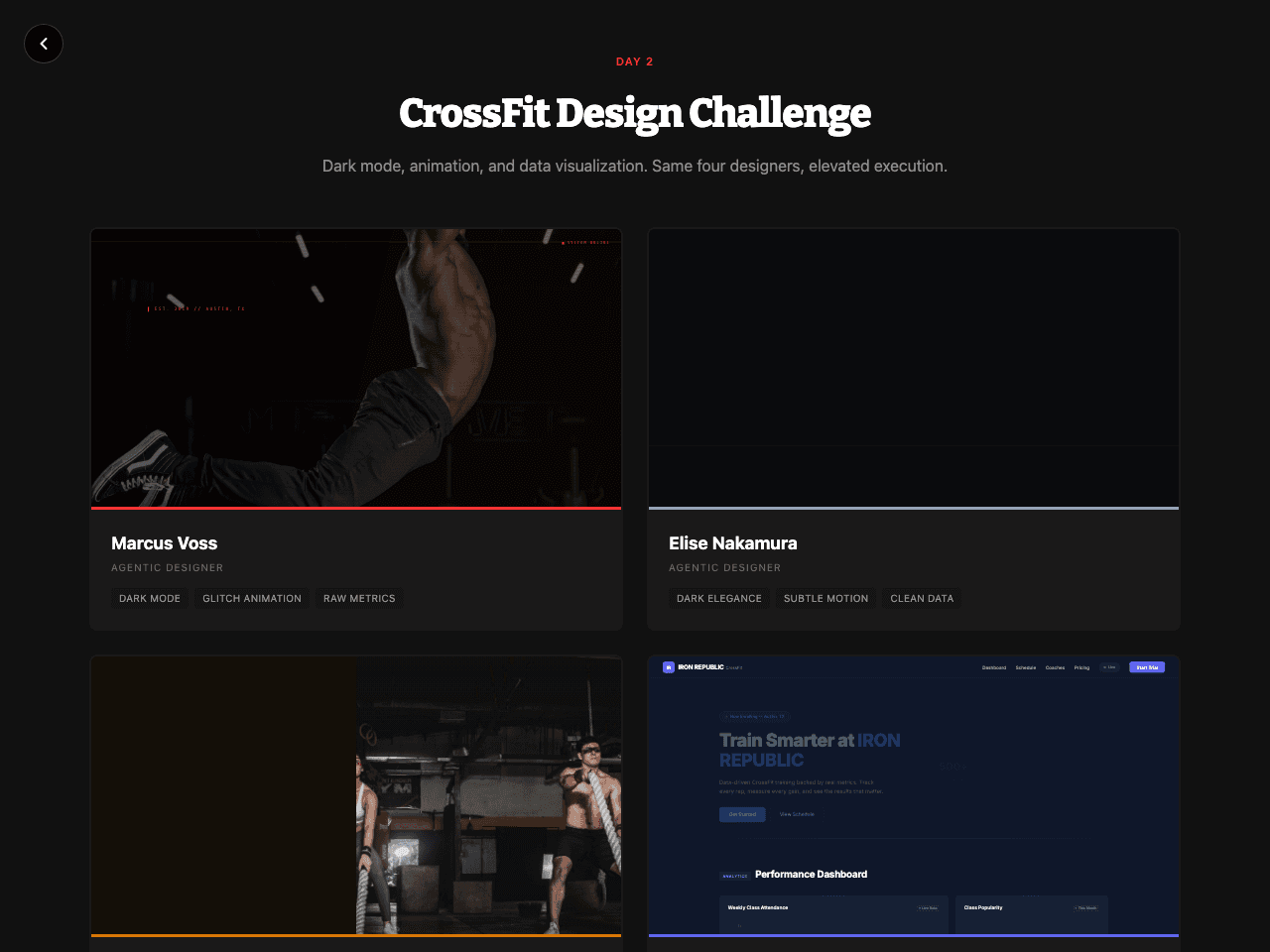 CrossFit Design Challenge